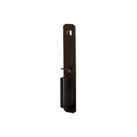 Dormakaba Dormakaba Commercial Hardware Thumbpiece Escutcheon Pull Trim Less Cylinder Dark Bronze Finish QET165690LC